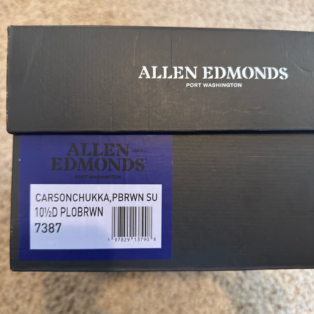 Allen Edmonds Dark Brown Chukka Boots - Picture 2 of 4